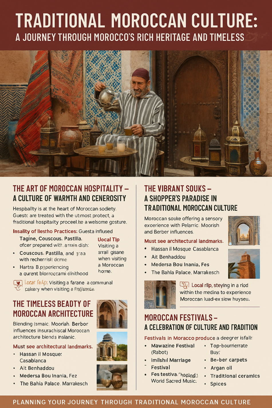Traditional Moroccan Culture: A Journey Through Morocco Heritage